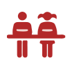 Boy and girl logo