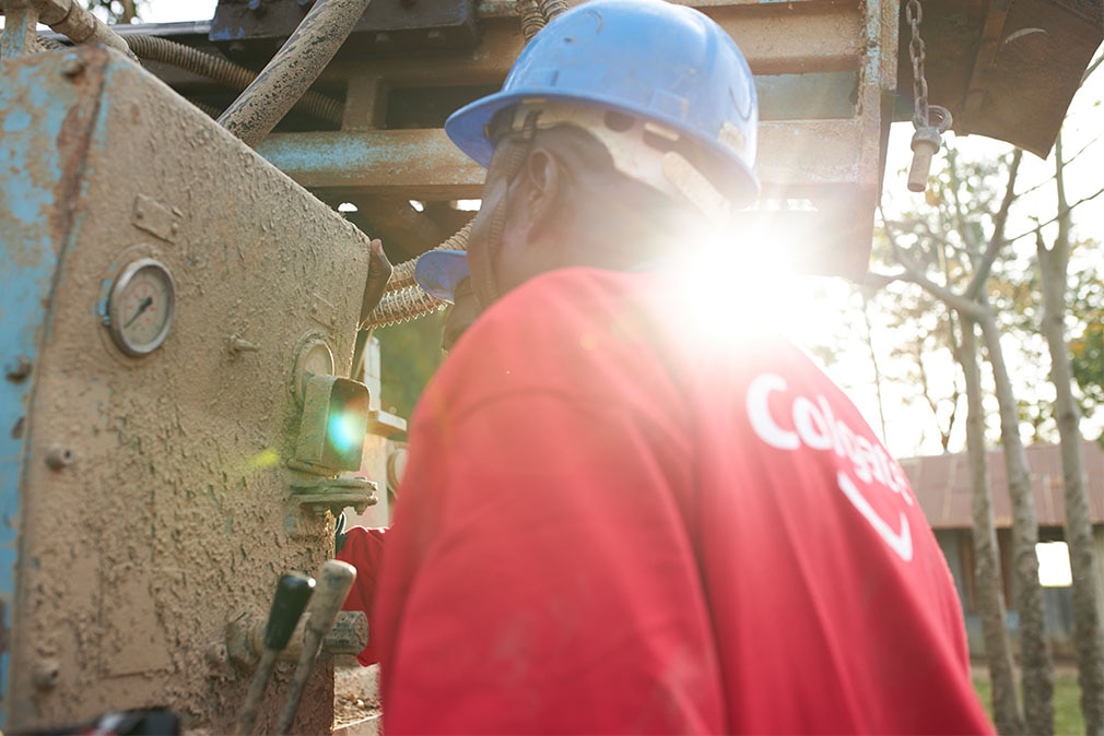 Man working in construction