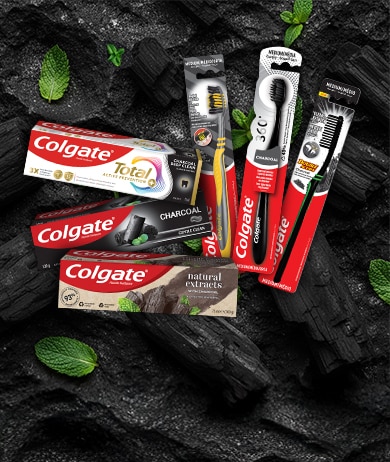 Try Colgate®'s Charcoal Range