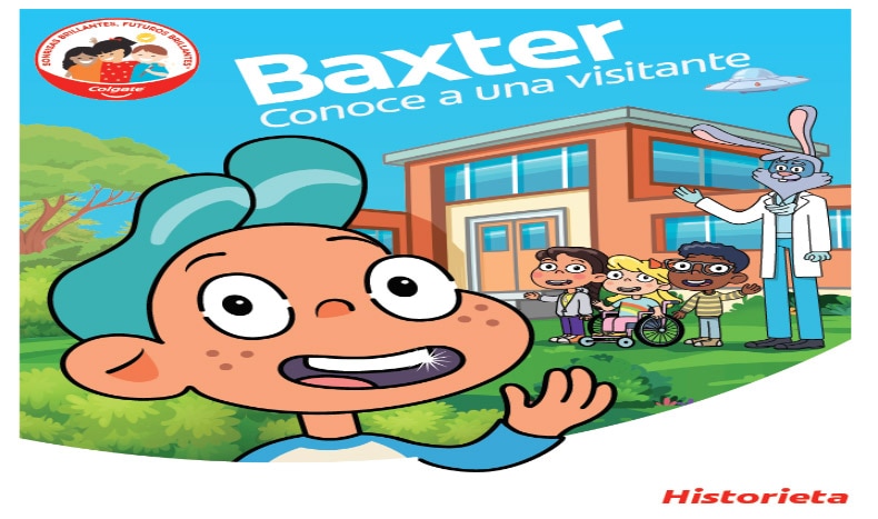 baxter meets a visitor