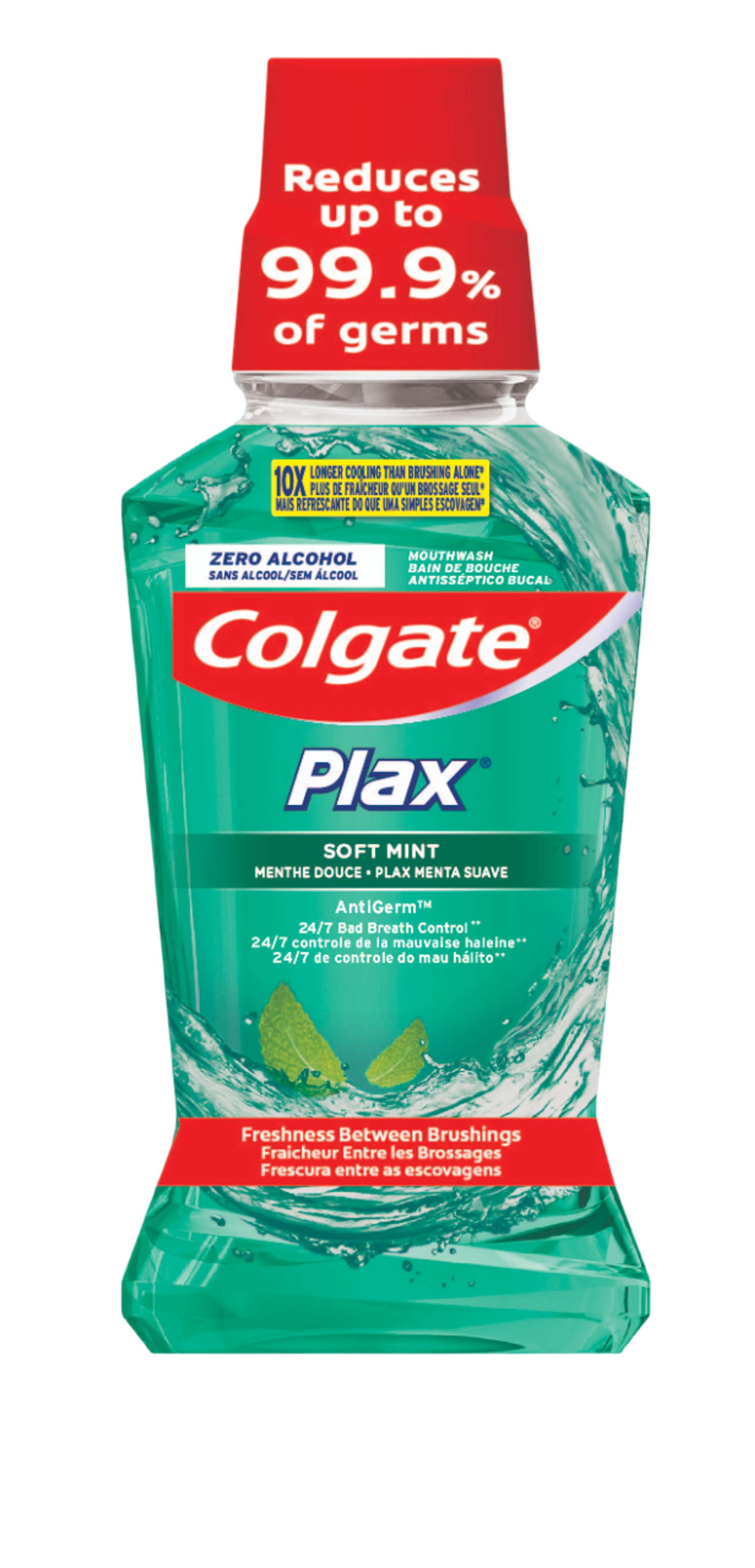 Colgate Plax Multiprotection Mouthwash, Soft Mint | Colgate Plax